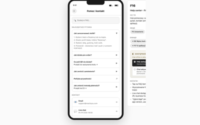 Help center - FAQ + contact